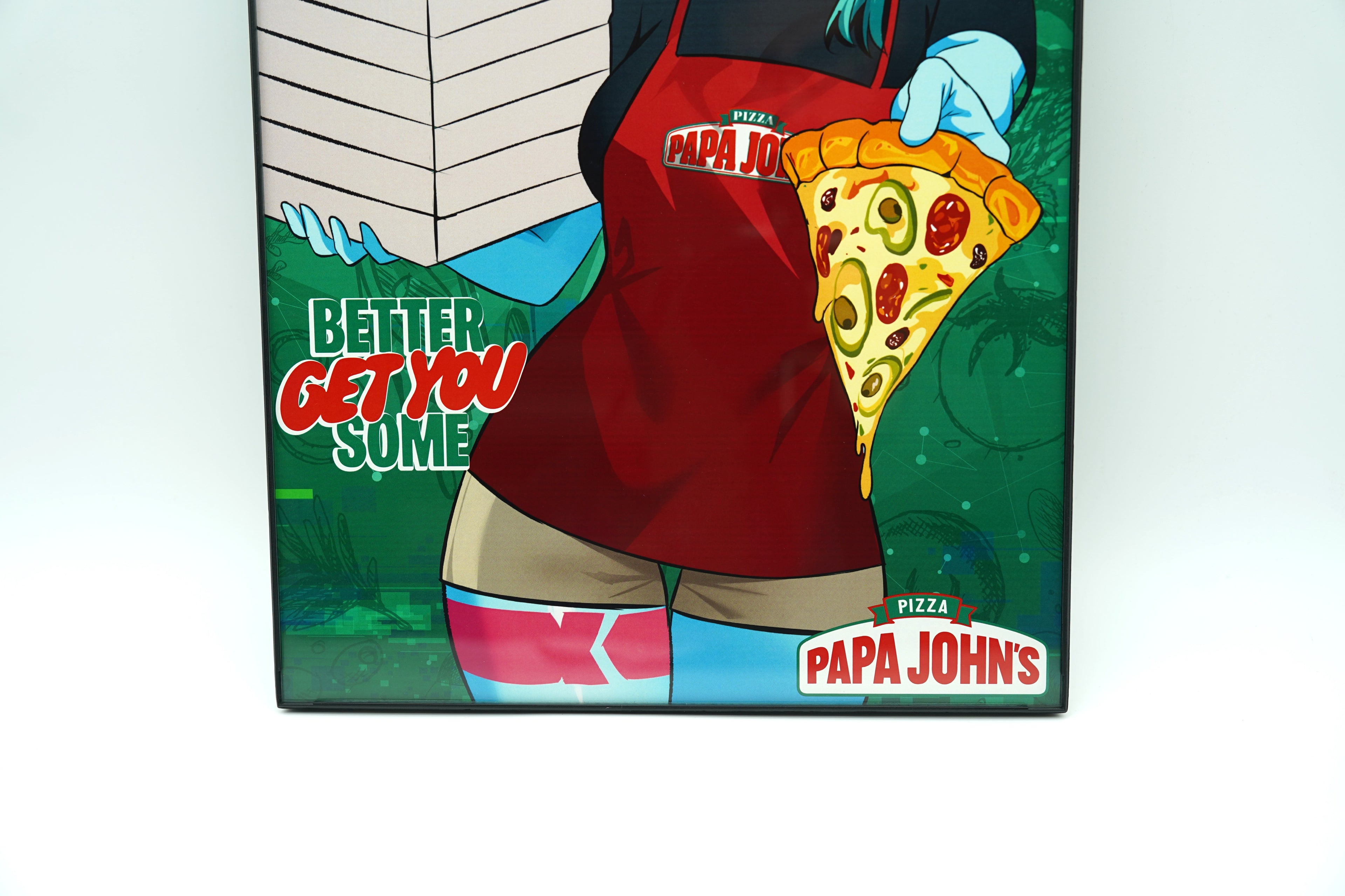 Anime Waifu Pizza Rebecca Poster / Wall Banner