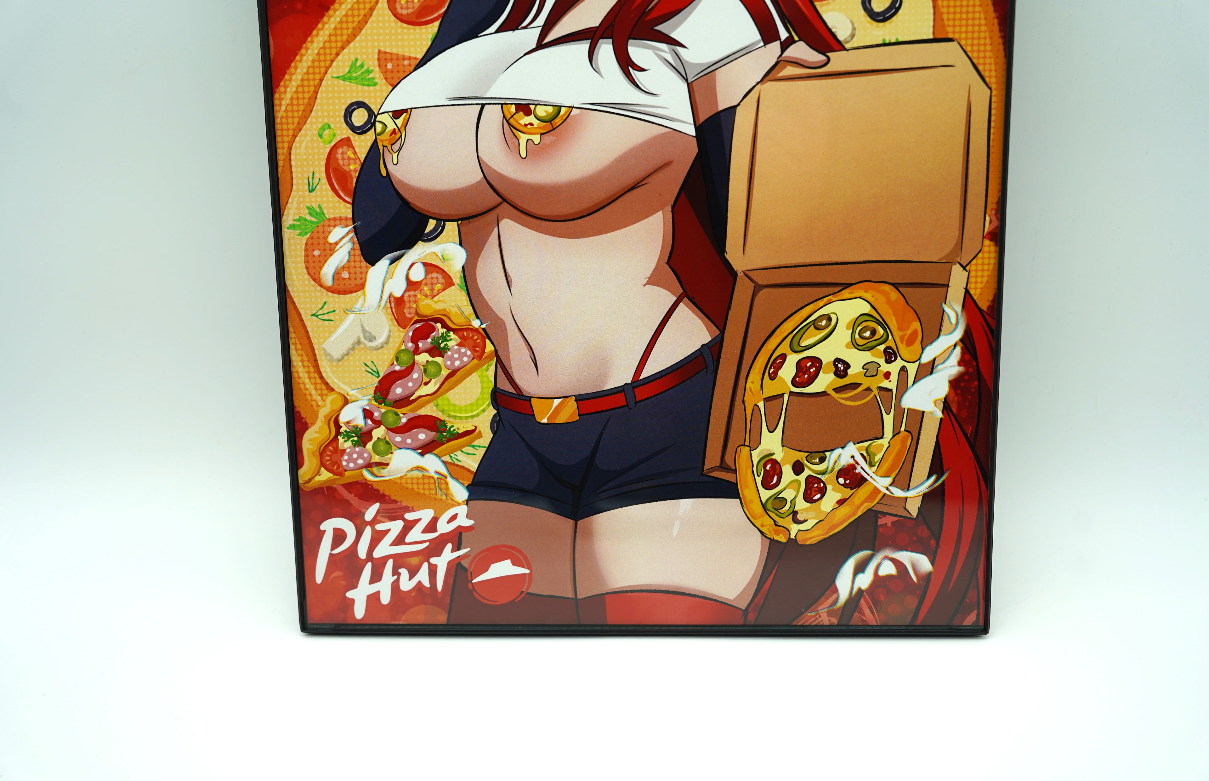 Anime Waifu Pizza Rias Gremory Poster / Wall Banner