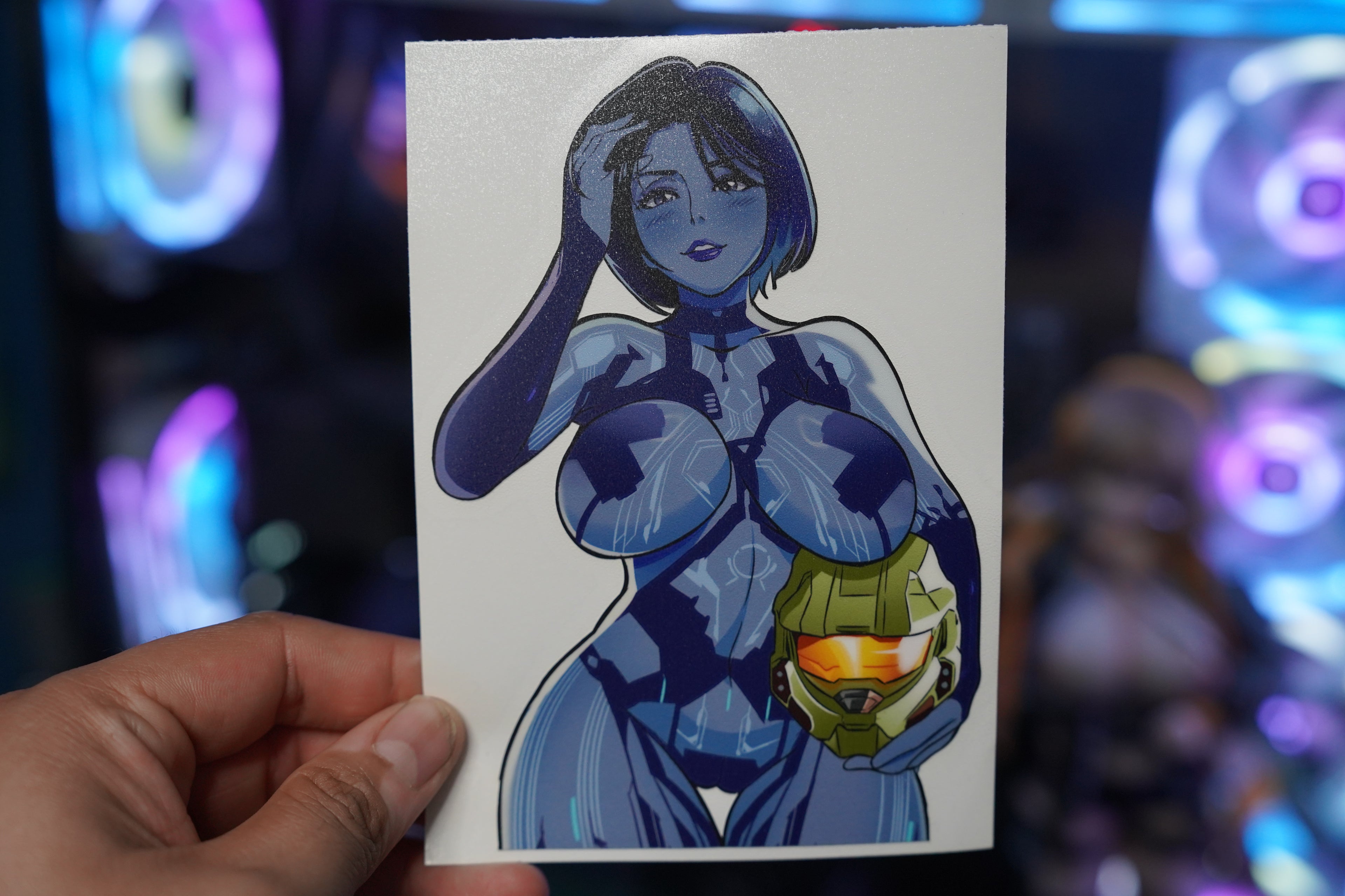 Anime Waifu Halo Cortana Decal #57