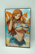 Anime Waifu Nami Poster / Wall Banner