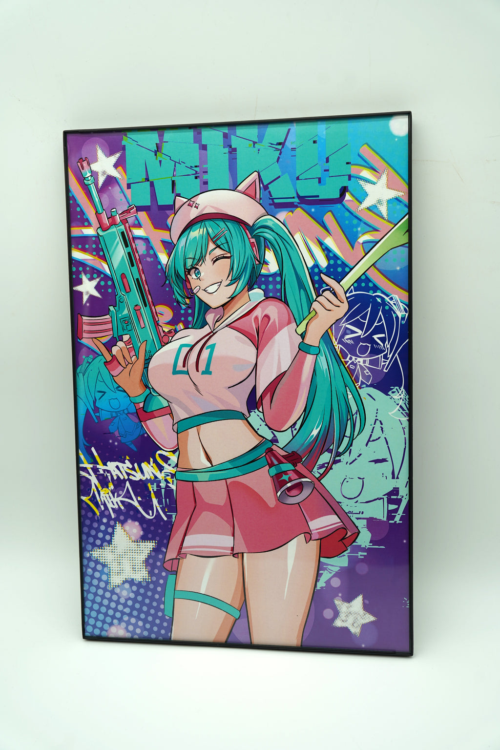 Anime Waifu Fort Miku Poster / Wall Banner