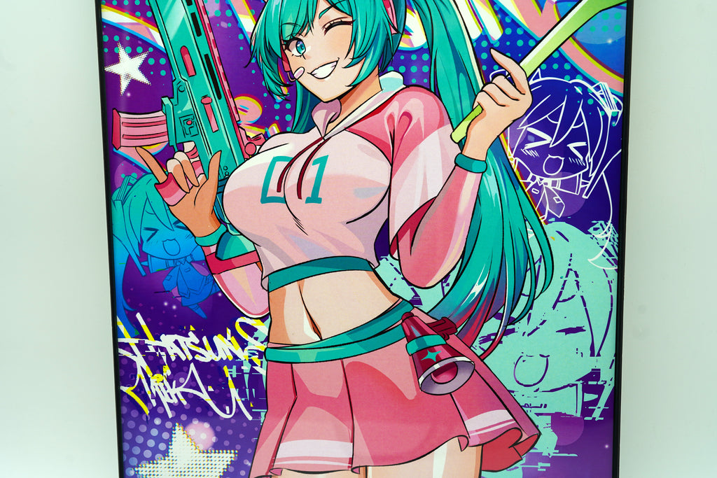 Anime Waifu Fort Miku Poster / Wall Banner