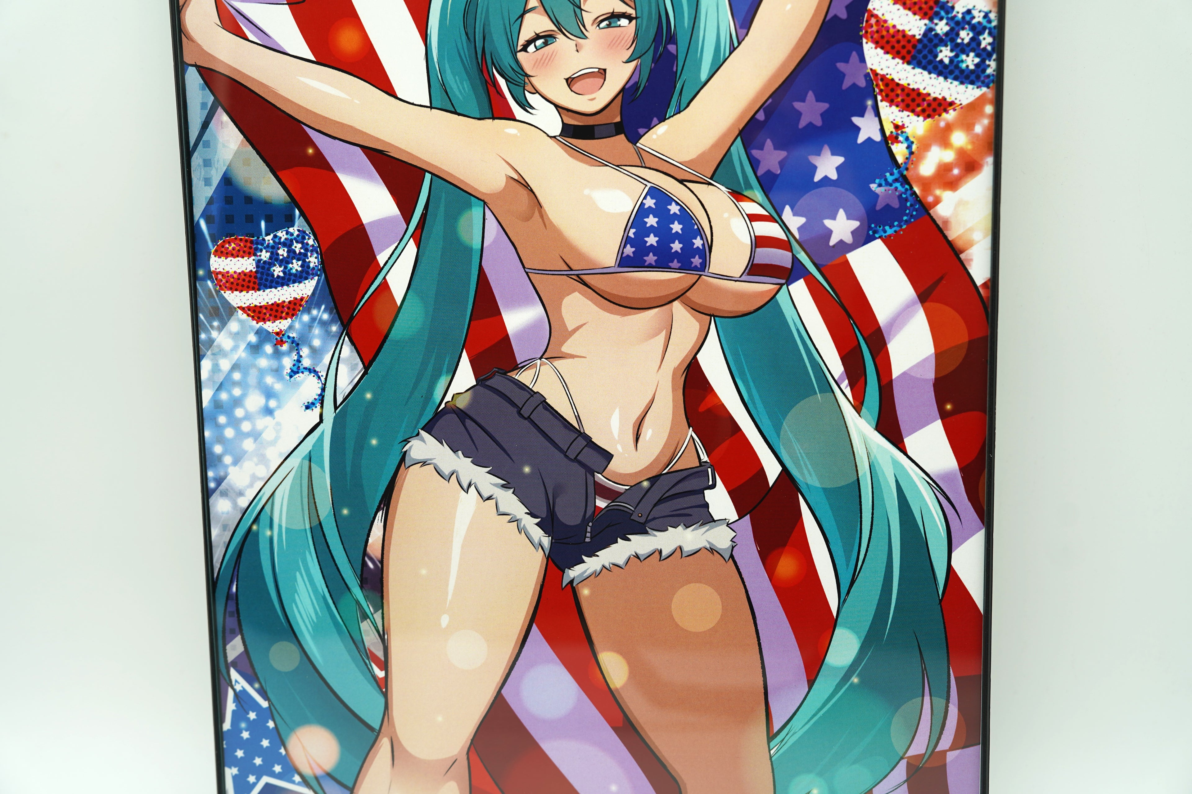 Anime Waifu American Miku Poster / Wall Banner