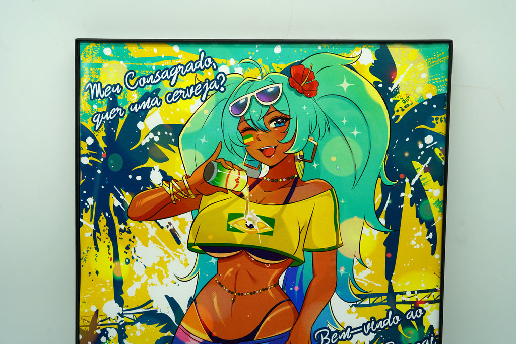 Anime Waifu Brazilian Miku Poster / Wall Banner