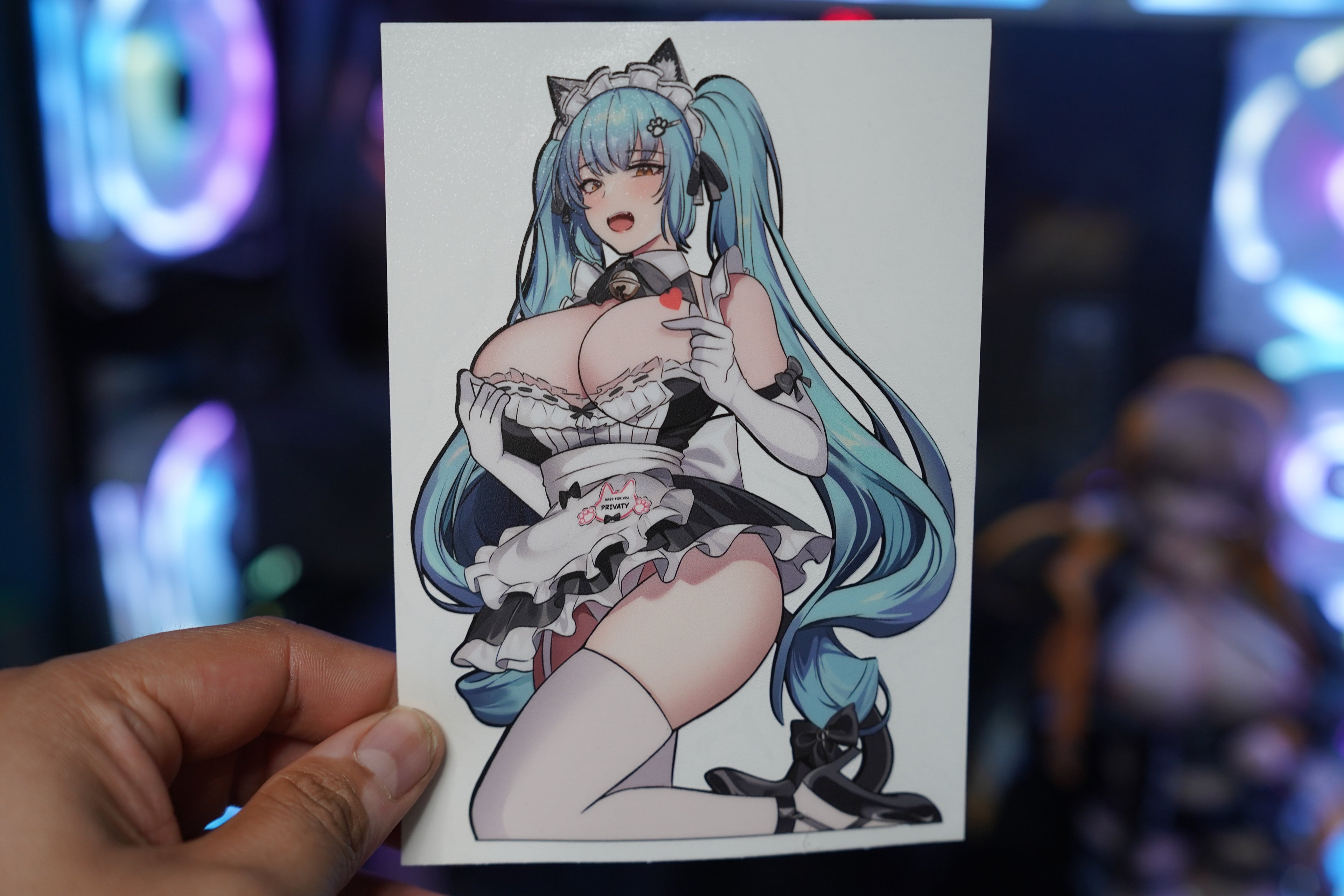 Anime Waifu Nikke Maid Privaty Decal #117