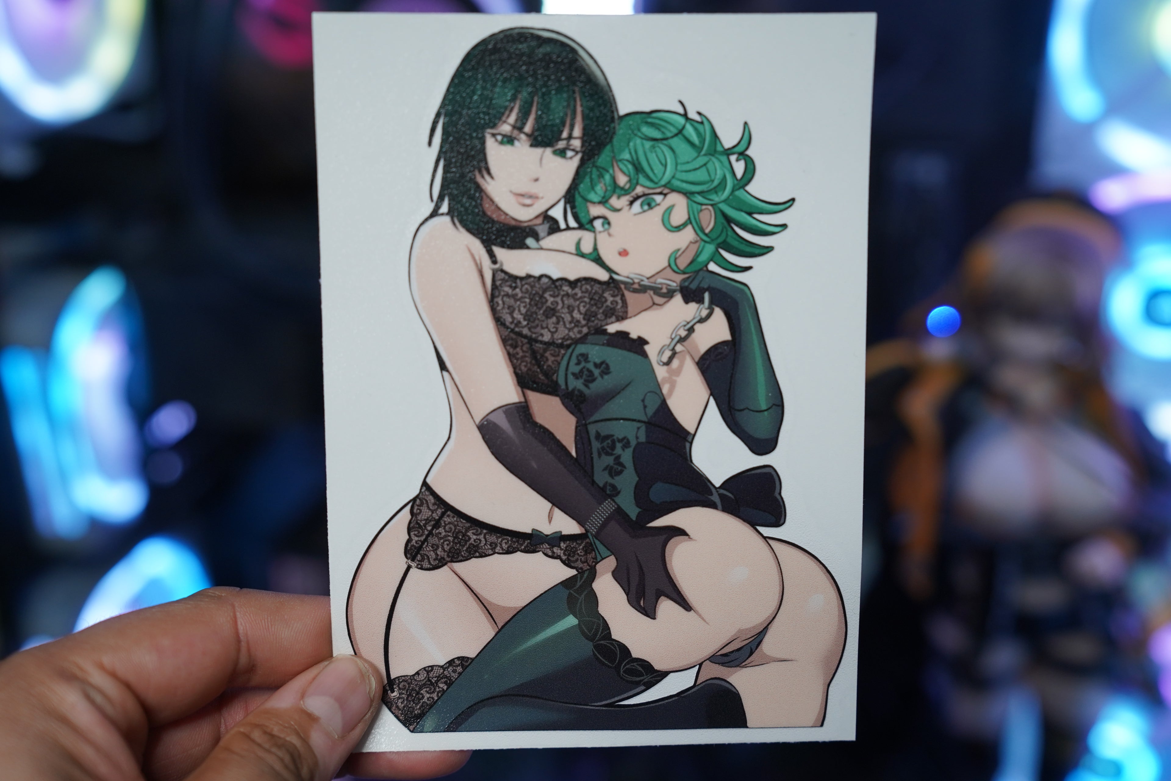 Anime Waifu Fabuki and Tatsumaki Decal #129