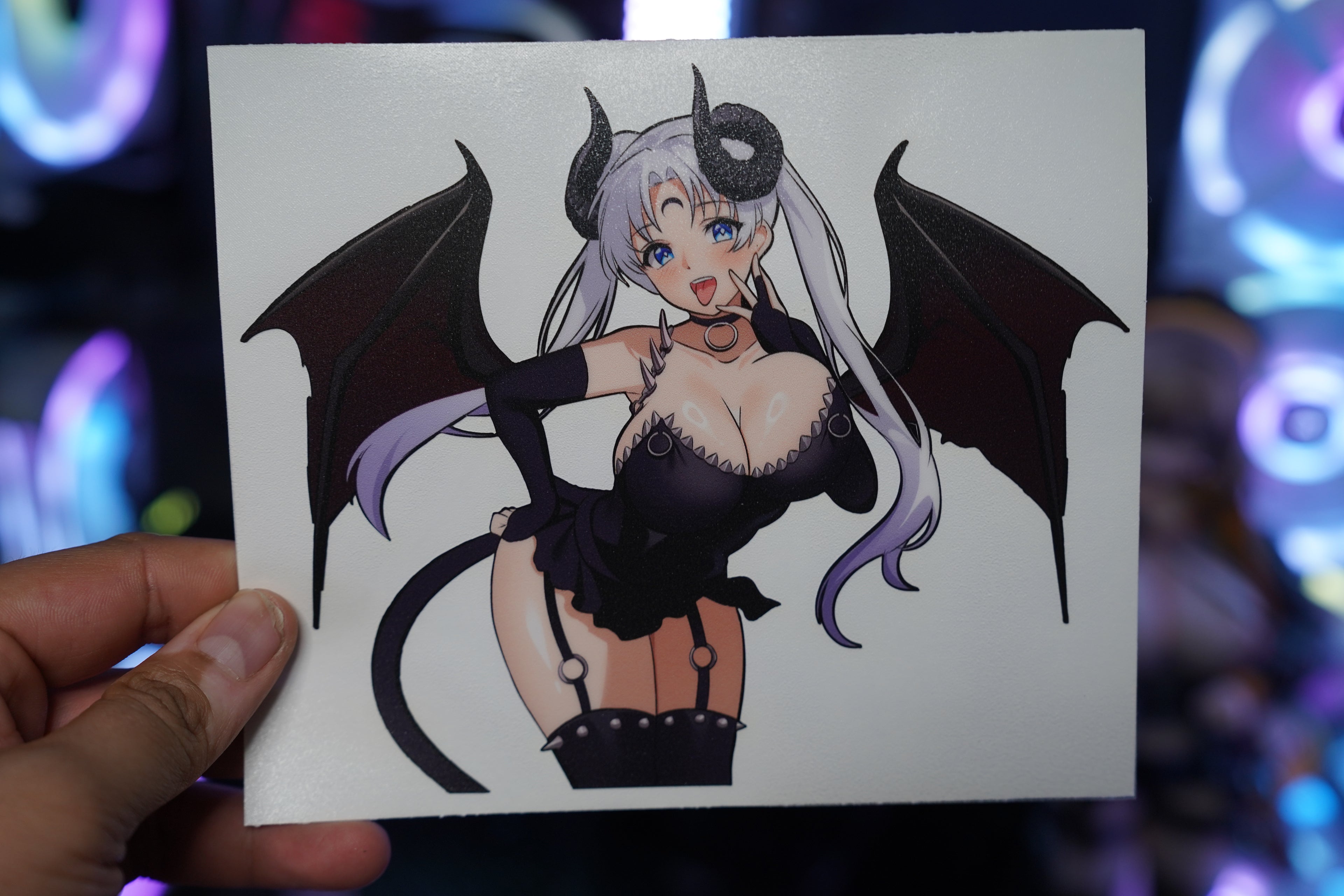 Anime Waifu Succubus Guardian Moon Decal #135