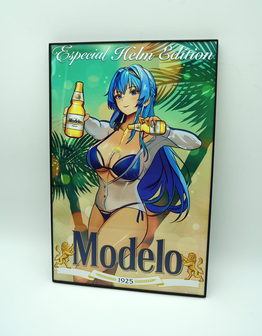 Anime Waifu Nikke Modelo Helm Poster / Wall Banner