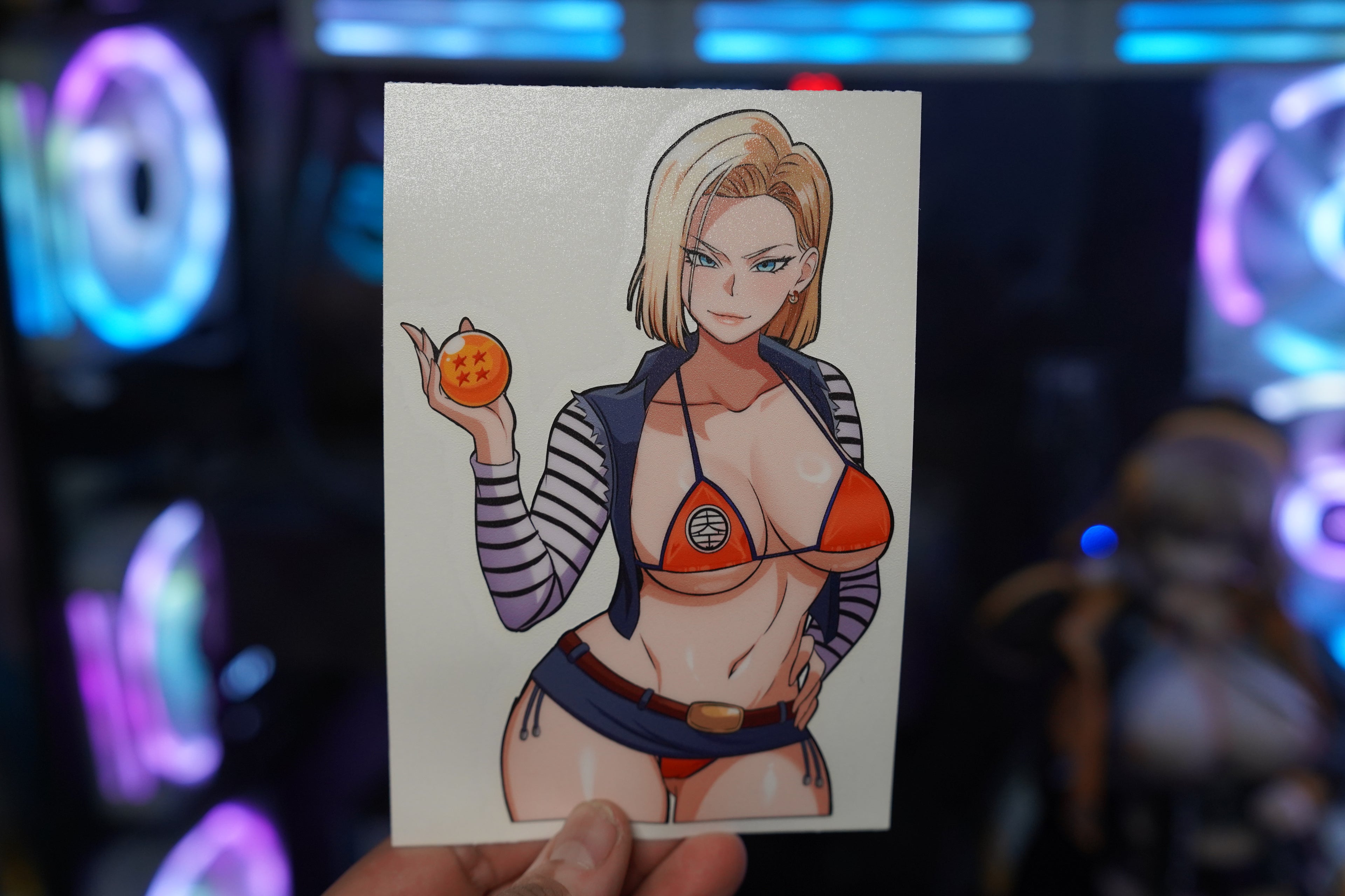 Anime Waifu Android 18 Decal #137
