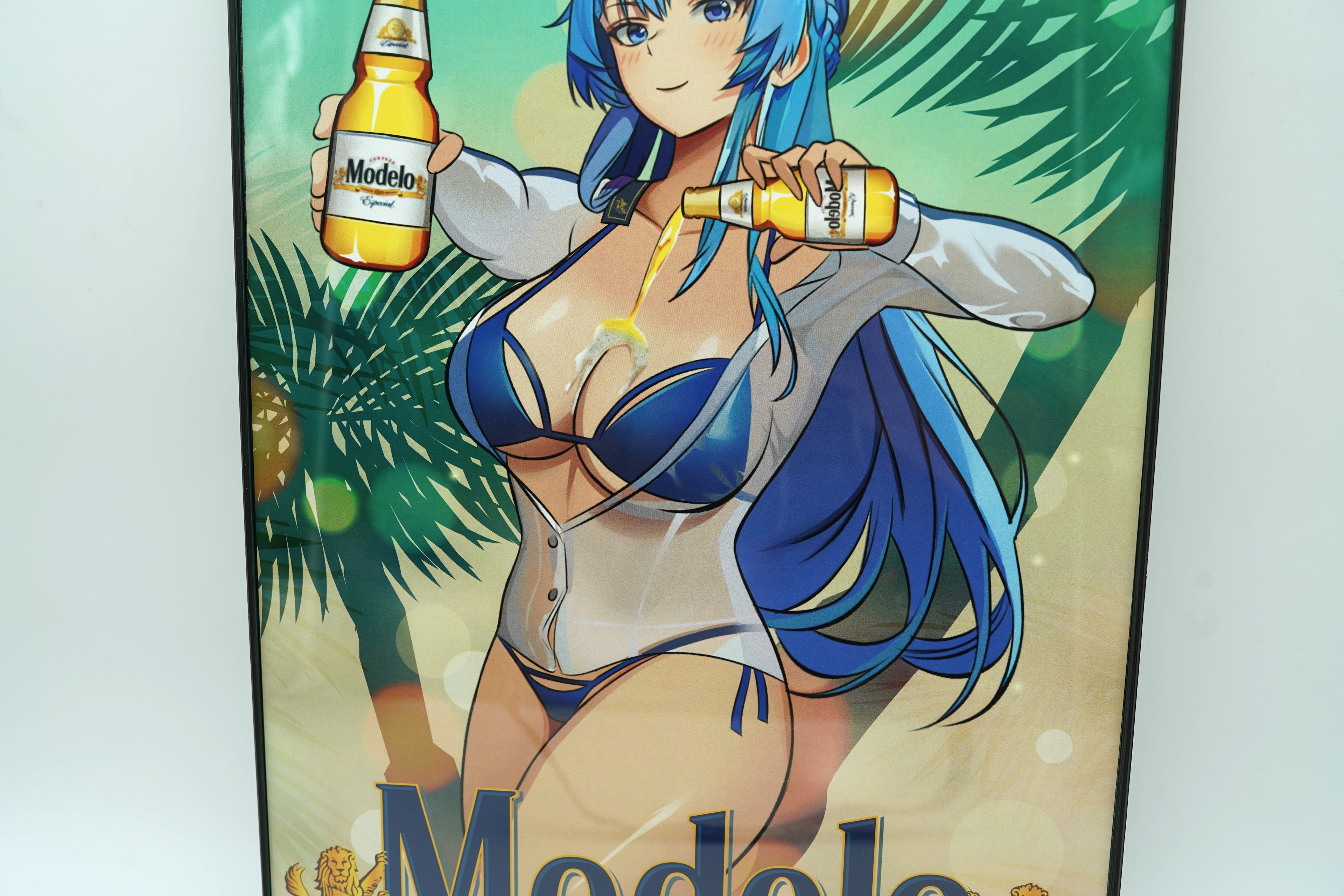 Anime Waifu Nikke Modelo Helm Poster / Wall Banner