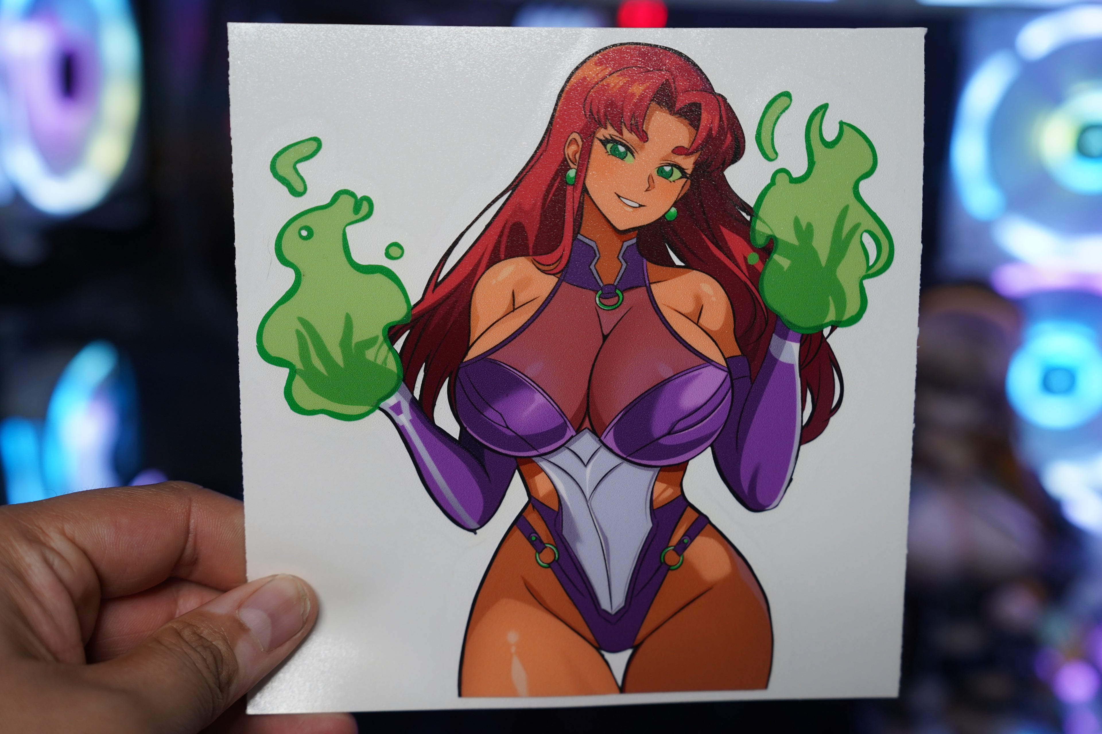 Anime Waifu Starfire Decal #141