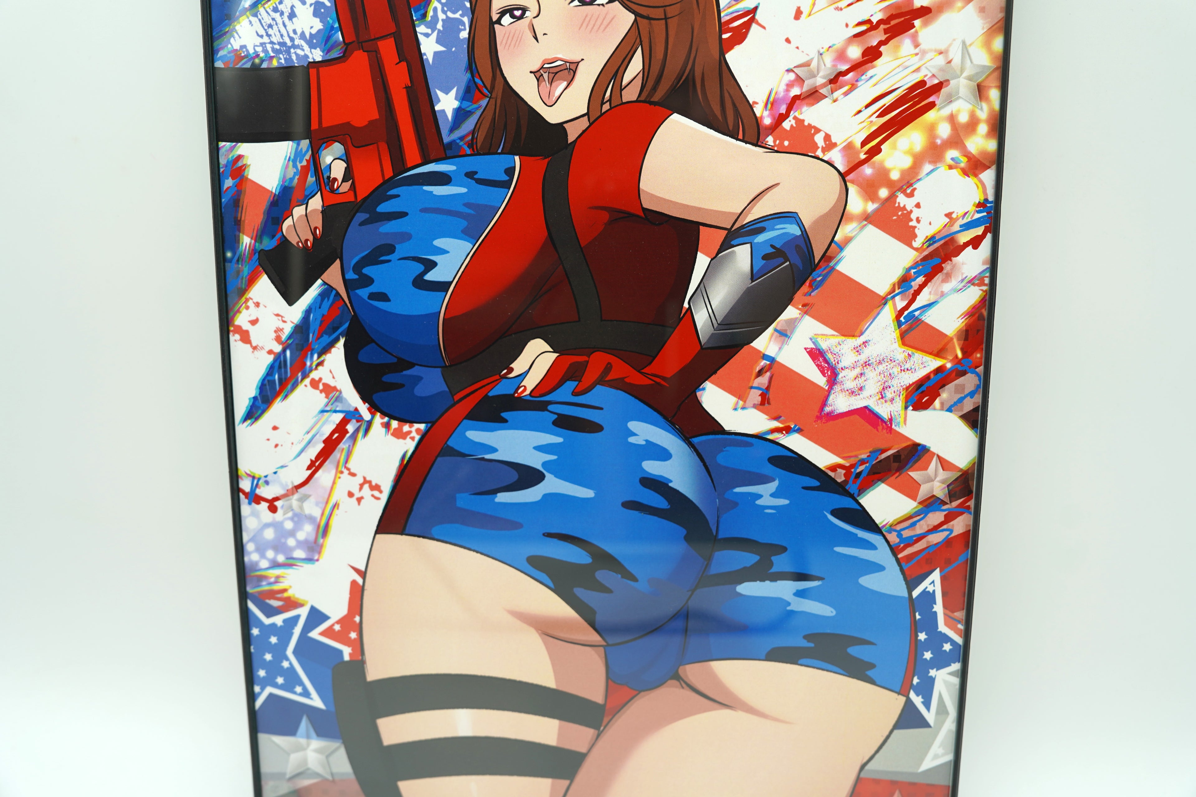 Anime Waifu Firecracker Poster / Wall Banner