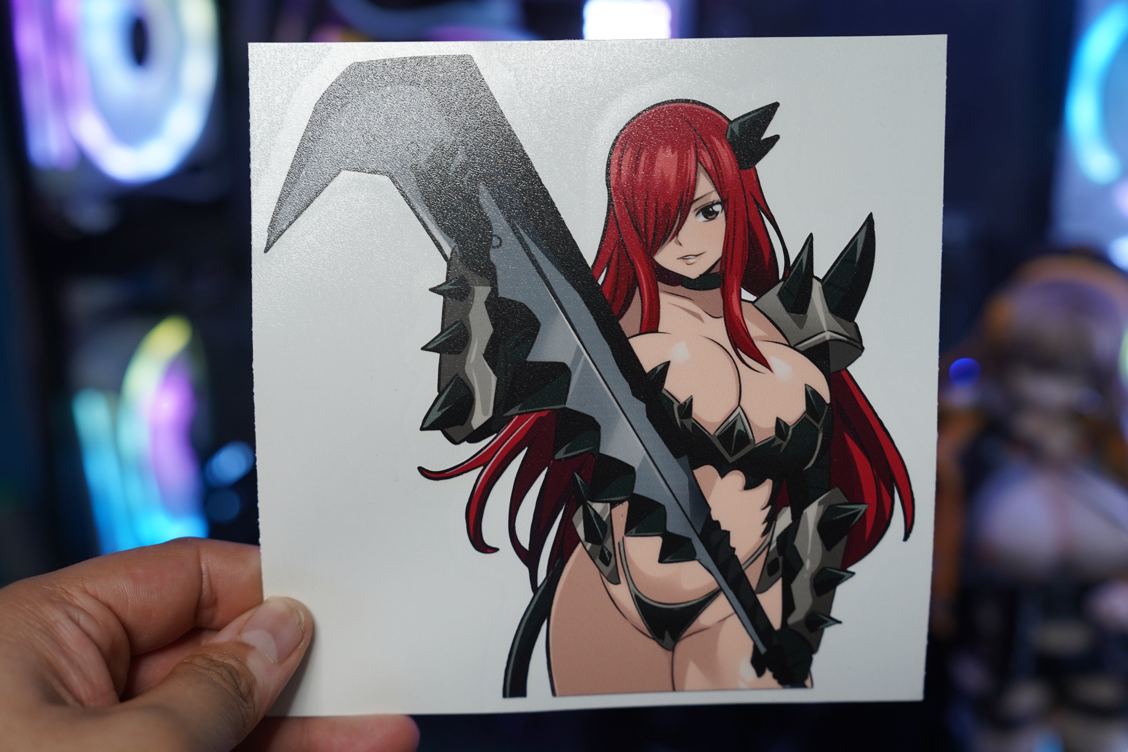Anime Waifu Erza Scarlet Decal #166