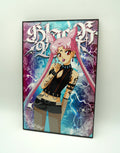 Anime Waifu Black Lady Poster / Wall Banner
