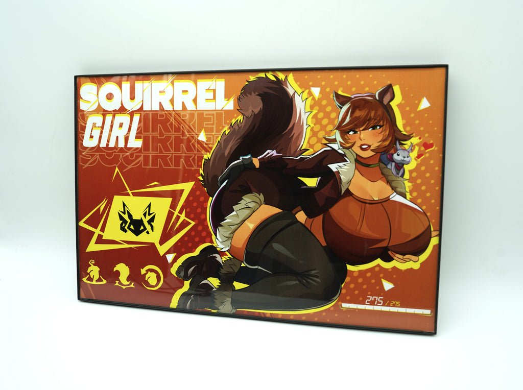 Anime Waifu Squirrel Girl Poster / Wall Banner