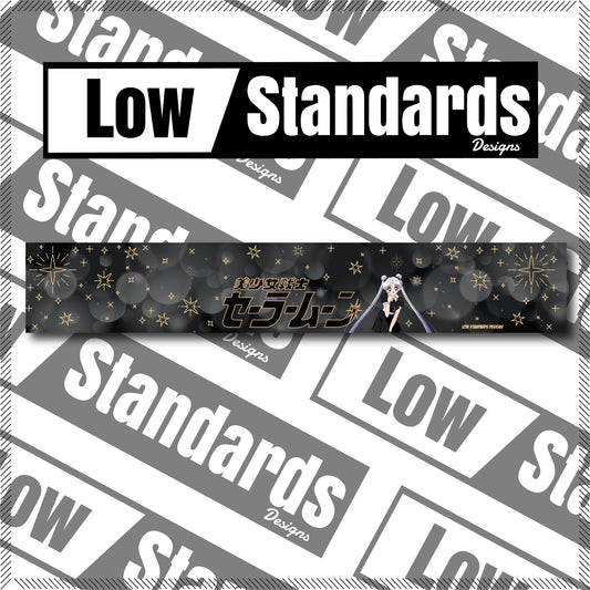 Goth Guardian Moon Windshield Banner