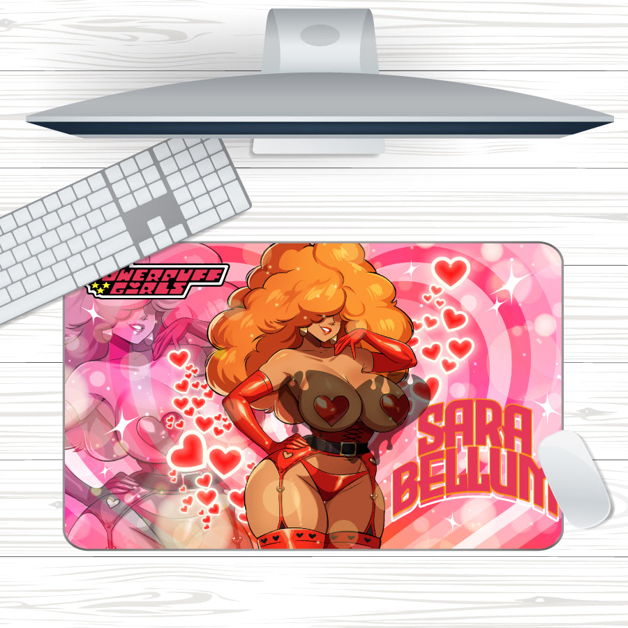 Anime Waifu Sara Bellum Mousepad
