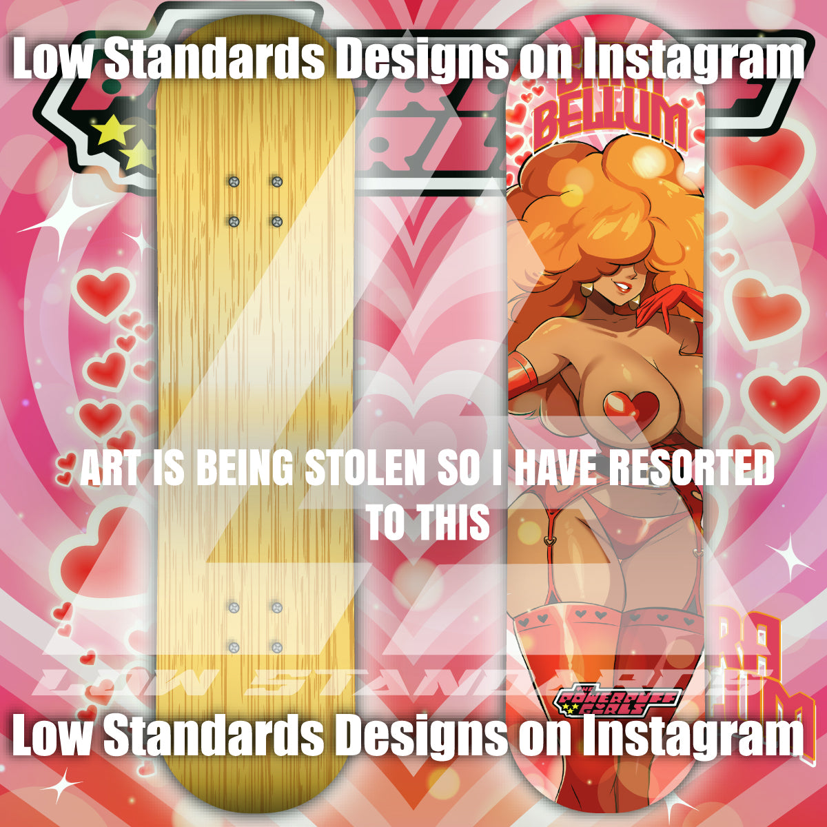 Seductive Sara Bellum <3 Skate Deck