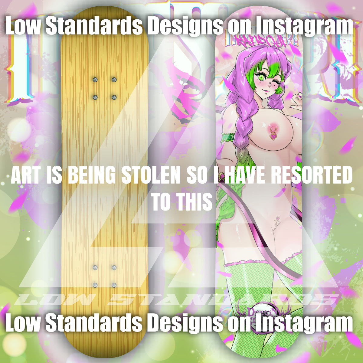 Seductive Mitsuri <3 Skate Deck