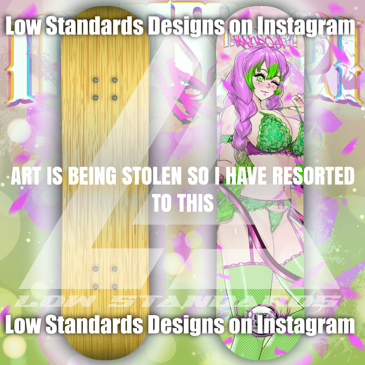 Seductive Mitsuri <3 Skate Deck