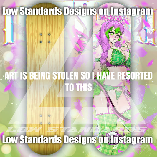 Seductive Mitsuri <3 Skate Deck