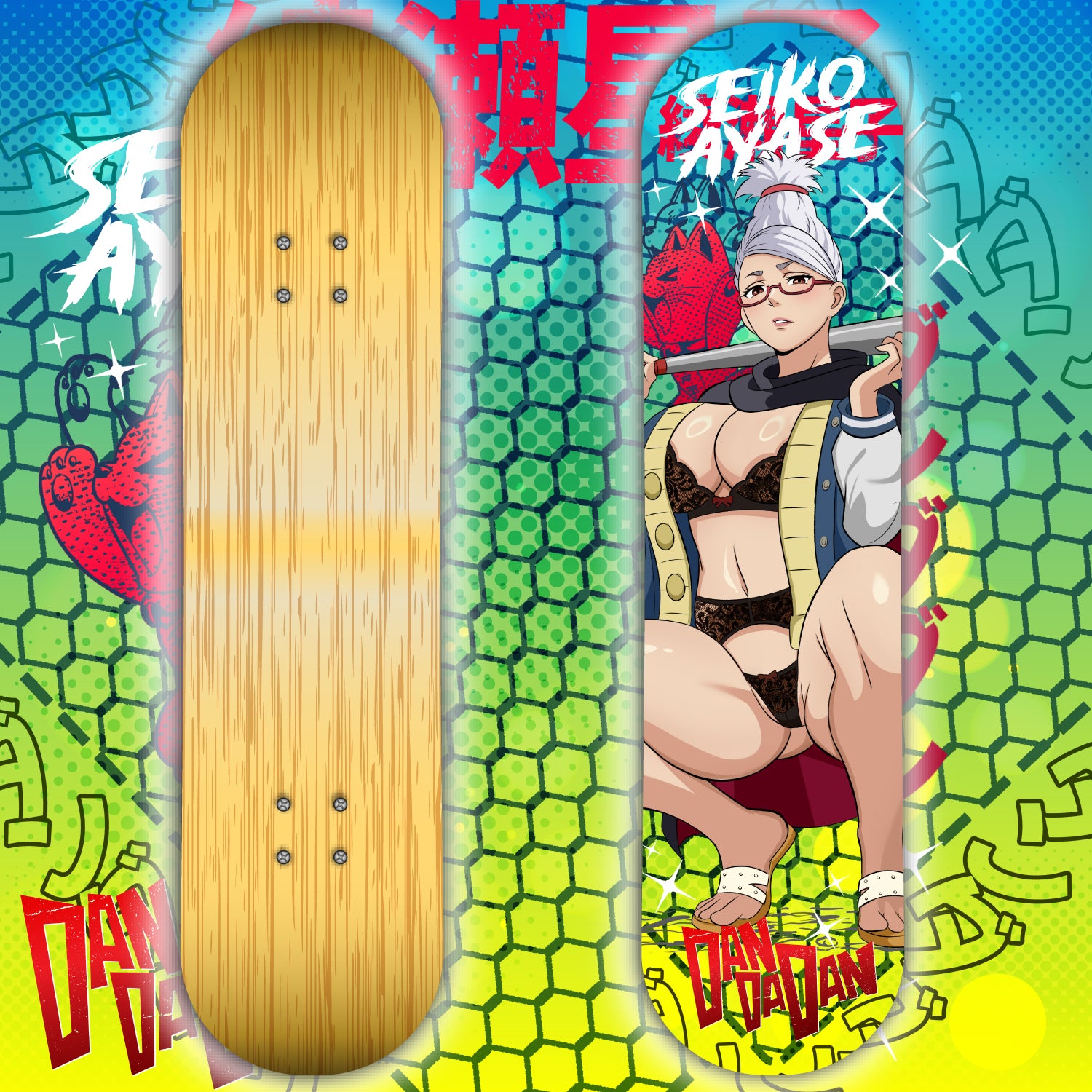 Anime Waifu Skate Deck Seiko Ayase