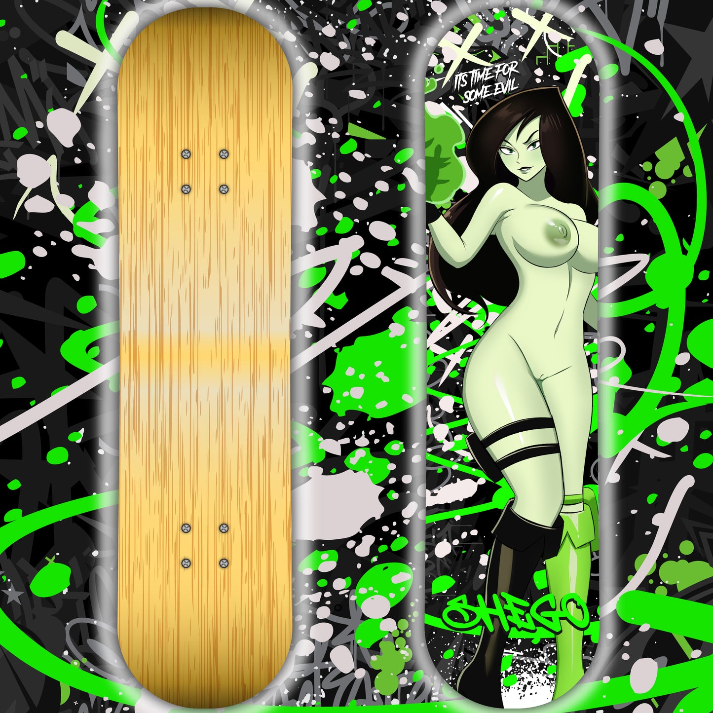 Seductive Shego <3 Skate Deck