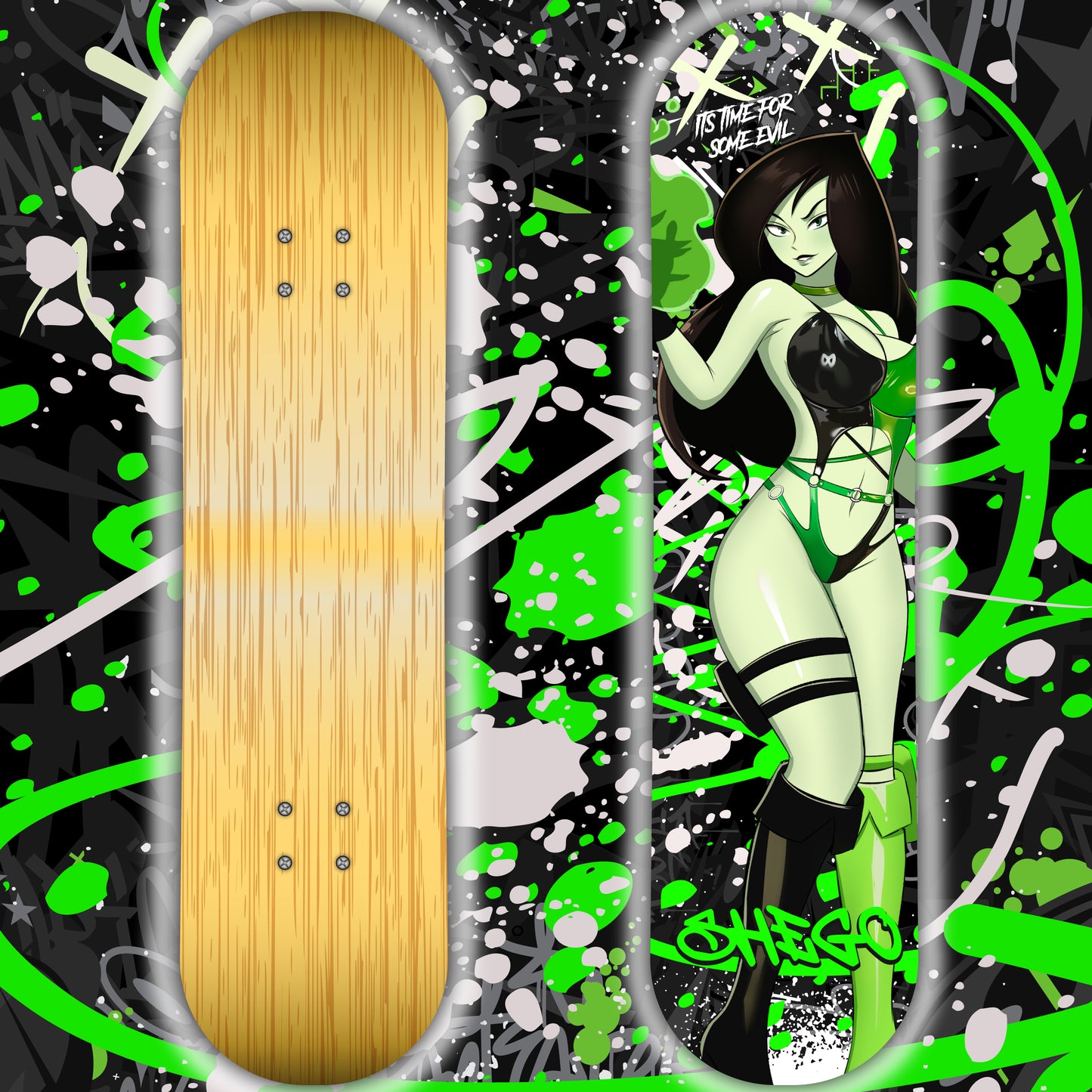 Seductive Shego <3 Skate Deck