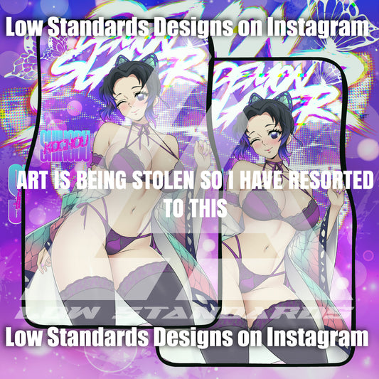 Seductive Shinobu Kocho <3 Car Mats