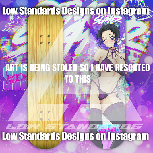 Seductive Shinobu Kocho <3 Skate Deck