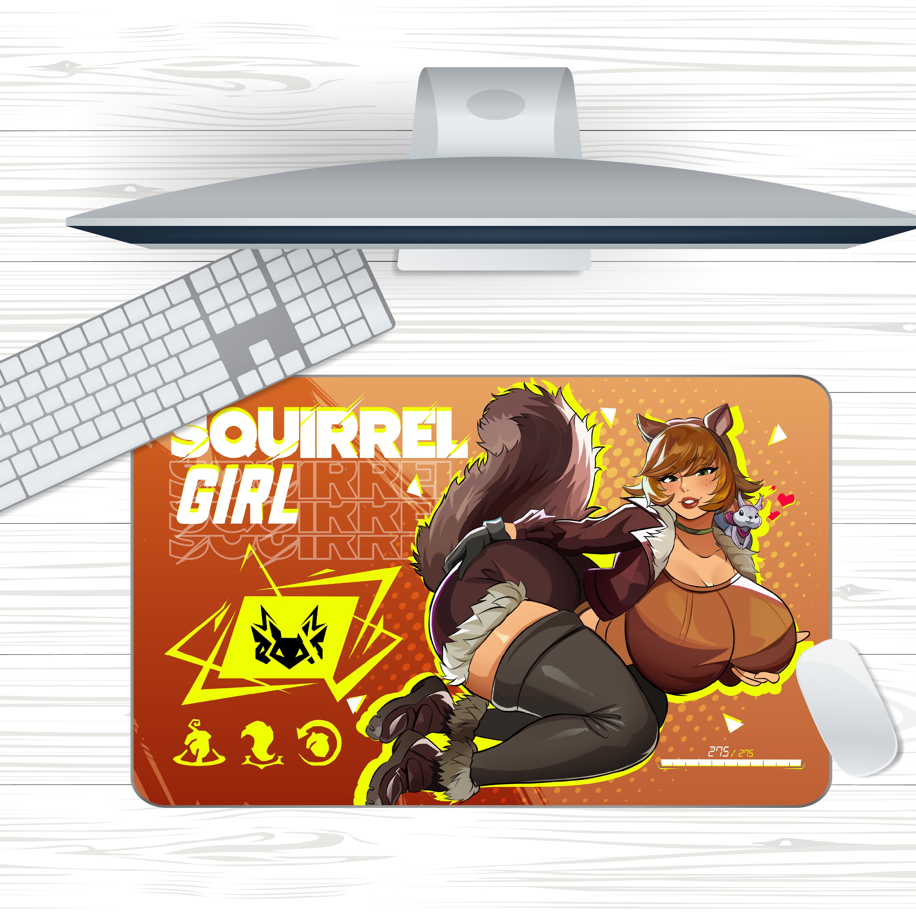 Anime Waifu Squirrel Girl Mousepad