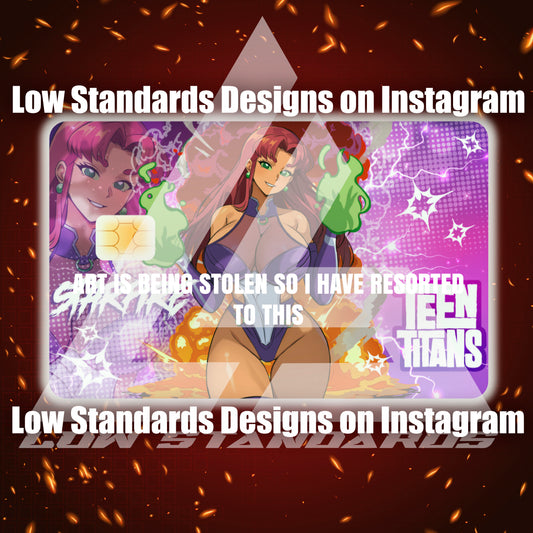 Star Fire Credit Card Skin