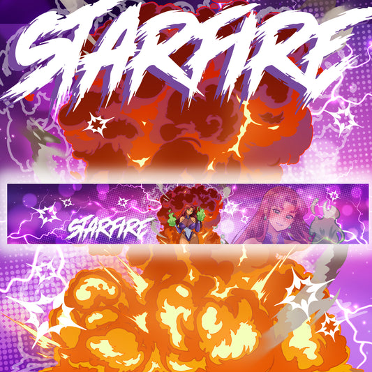 Starfire <3 Windshield Banner