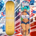 Anime Waifu Skate Deck 4th of July Miku