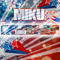 Vehicle Windshield Banner 4th of July Miku