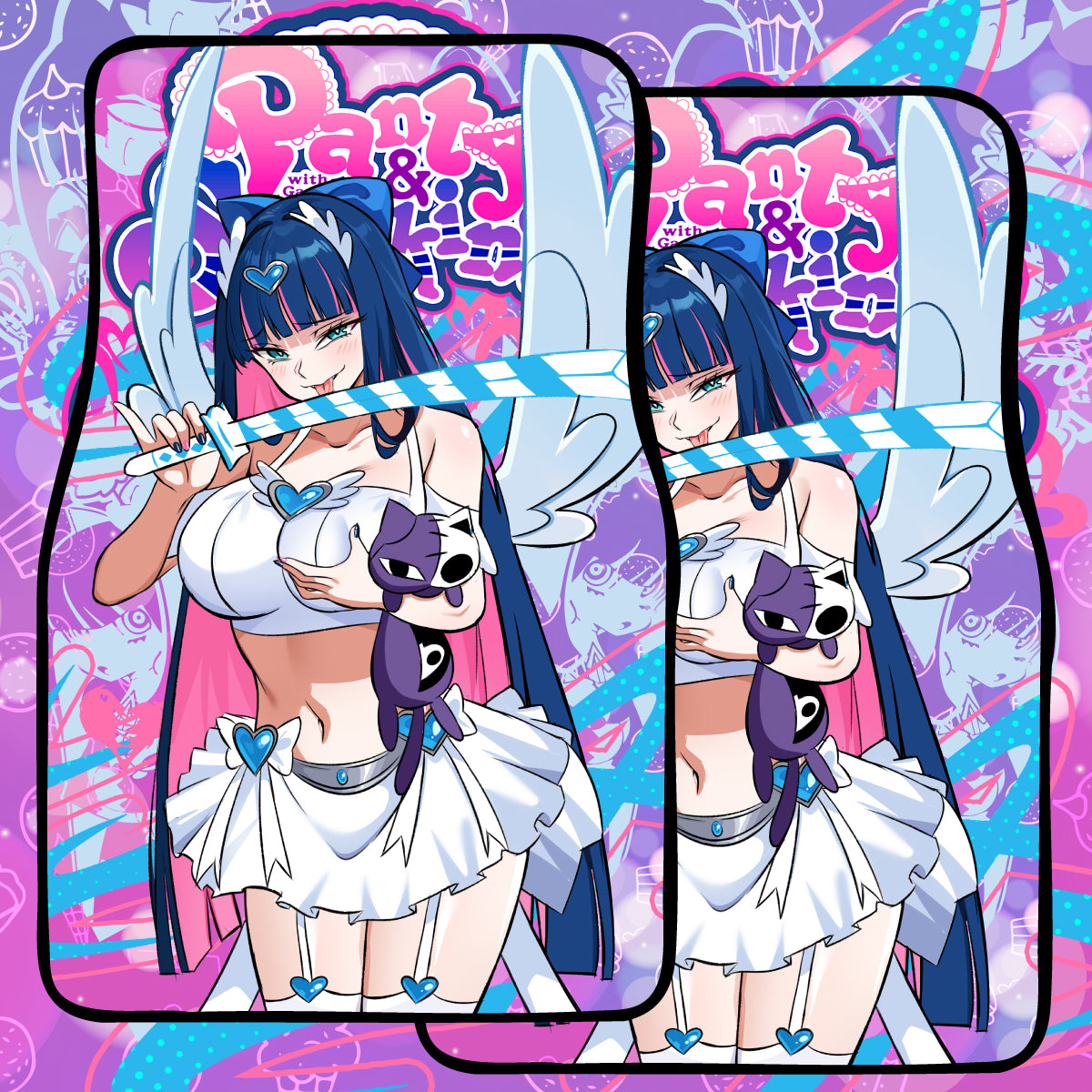Anime Waifu Car Mats Stocking