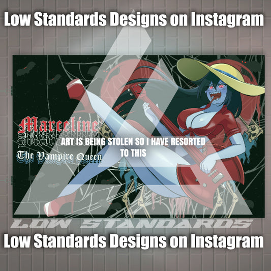 Marceline the Vampire Queen  Poster / Wall Banner