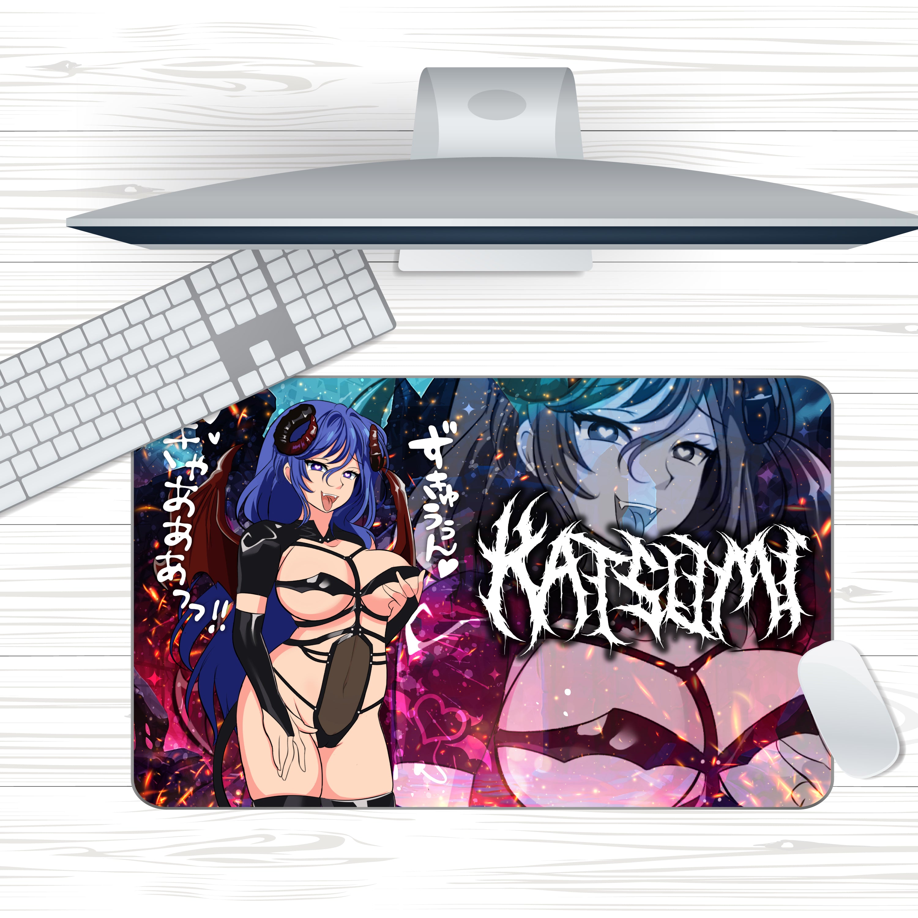 Anime Waifu Katsumi Mousepad
