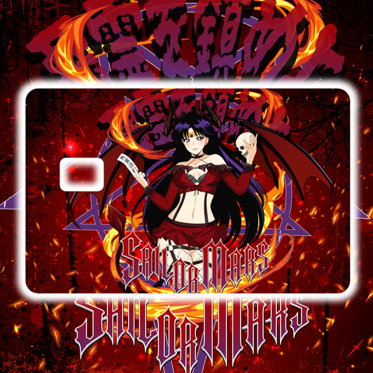 Succubus Sailor Mars Credit Card Skin