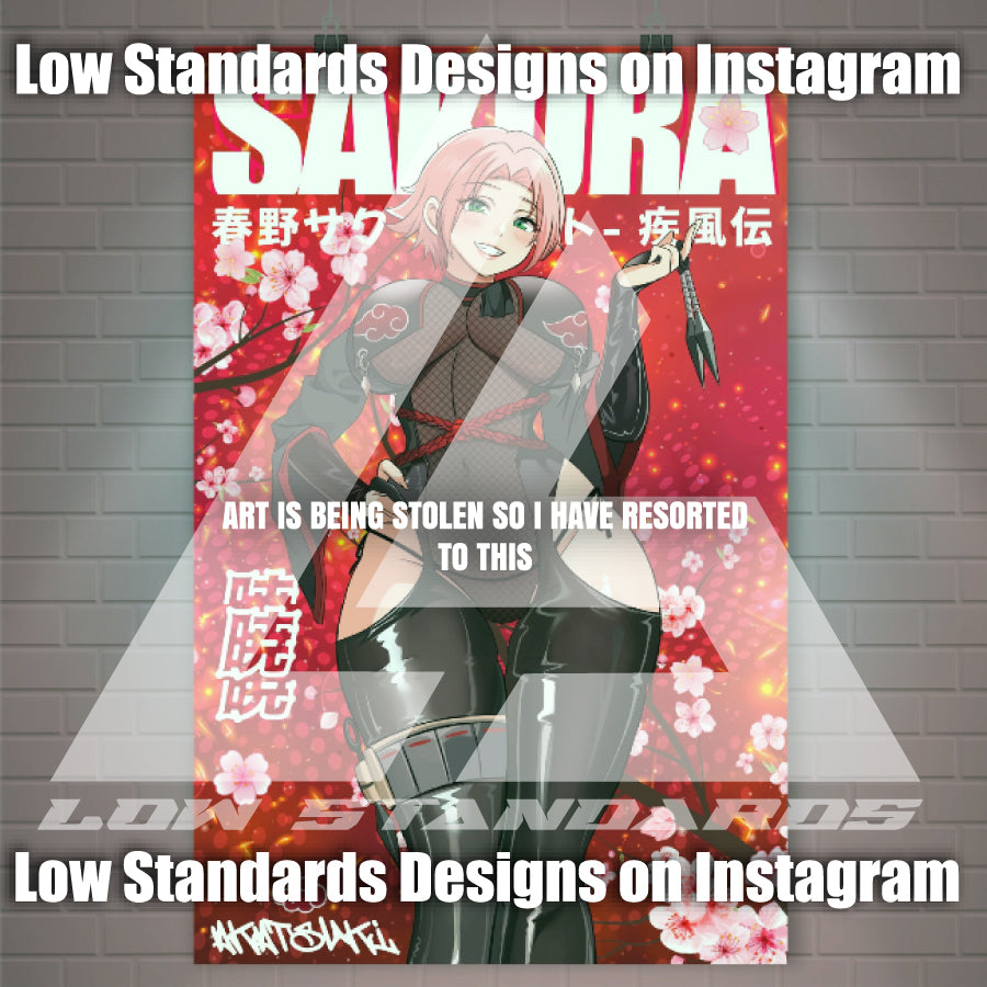 Akatsuki Sakura <3 Poster / Wall Banner