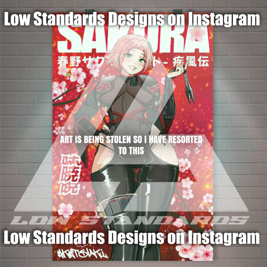 Akatsuki Sakura <3 Poster / Wall Banner