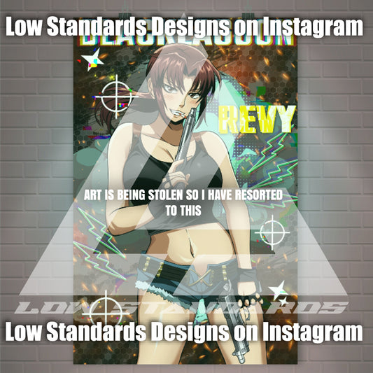 Black Lagoon Revy Poster / Wall Banner