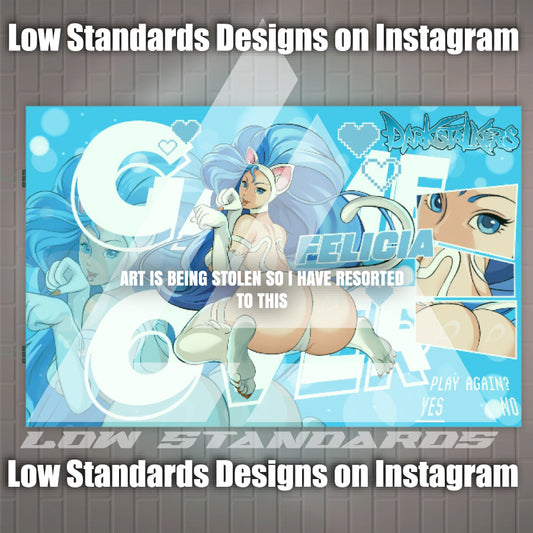 Darkstalkers Seductive Felicia <3 Poster / Wall Banner