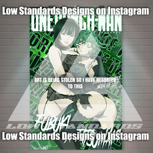 Seductive Fubuki and Tatsumaki <3 Poster / Wall Banner