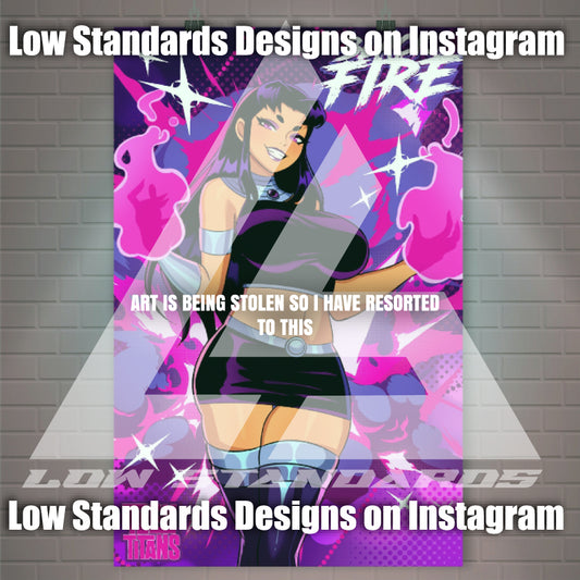 Blackfire <3 Poster / Wall Banner