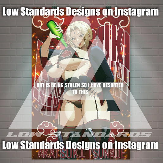Akatsuki Lady Tsunade Poster / Wall Banner