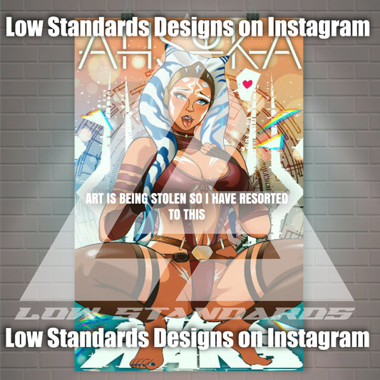 Ahegao Ahsoka Poster / Wall Banner
