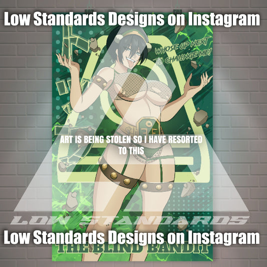 Toph The Blind Bandit  Poster / Wall Banner