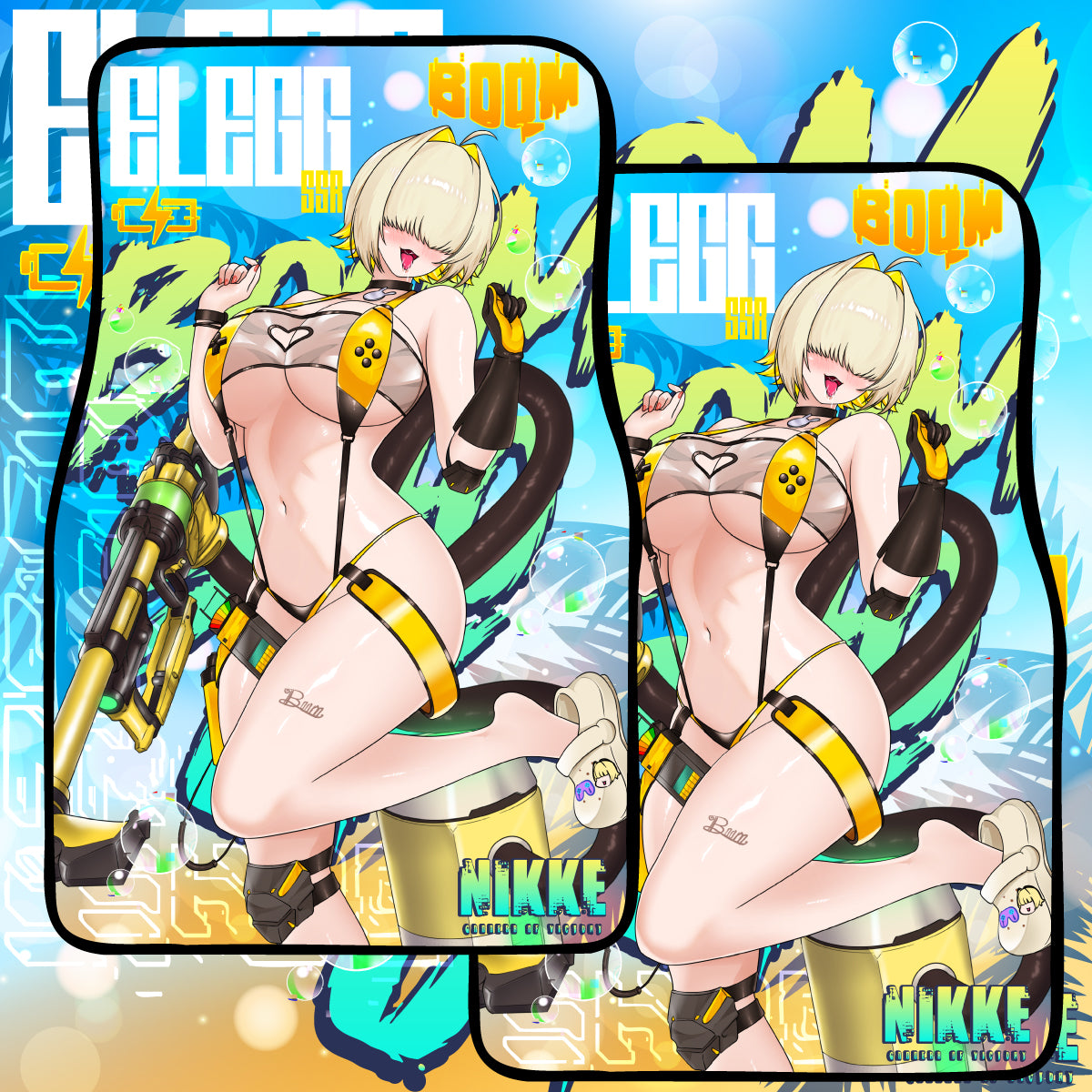 Anime Waifu Car Mats Nikke Elegg