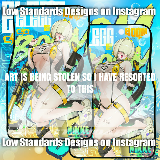 Boom Boom Elegg <3 Car Mats